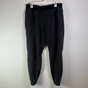 Lululemon Jogger Pants Mens XL Gray At Ease Textured Active Fitness Gym